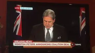 LABOUR & NZ FIRST NEW ZEALAND GOVT. | Coalition Government Historial & Shocking Announcement [2017]