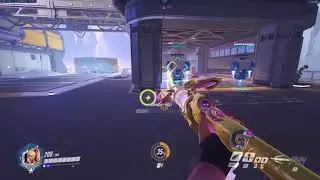 Pink Mercy Skin w/ Golden Gun First Person - OVERWATCH (New Charity Skin)