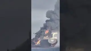 Choque de dos superpetroleros en el Golfo de Om&aacute;n