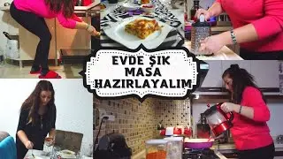 DAVET SOFRASI | EVDE ŞIK 3 KİŞİLİK AKŞAM YEMEĞİ ÖNERİSİ | PRATİK AKŞAM YEMEĞİ VLOG