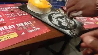    ମୁଁ ମୋର birthday celebration କଲି ରାୟପୁର Barbeque Nation re ।