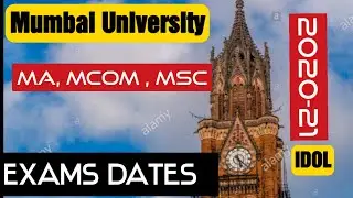MA / MCOM / Msc Exam dates IDOL I MU Exams 2021 I online exams