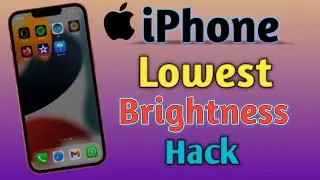 iPhone Low Brightness Settings | How To Low Brightness In iPhone In Night | #shorts #explore 