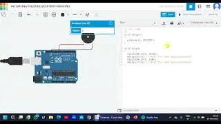 ACTIVATING PIEZO BUZZER WITH ARDUINO IN TINKERCAD