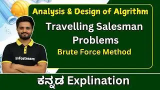 Dynamic Programming (TSP ) Traveling Salesman Problem  (Brute Force method ) | Algorithms