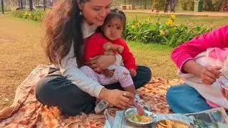 Laya's first Eco Park Visit vlog l Eco Park Patna #trending #baby #babyactivities #cute #dailyvlog