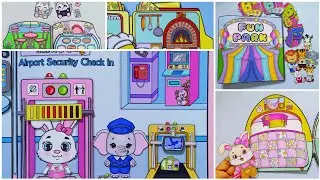 Paper Diy Animal Printable Crafts for kids #quitebook #dollhouse #papercraft #paperdiy #paperdoll 