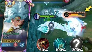 TERLALU GILA ! SORA EXP PAKAI ITEM INI DAMAGENYA JADI MAKIN GA NGOTAK (broken parah) | SORA MLBB