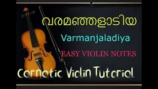 varamanjaladiyaravintemarul#violintutorial #violinotes #violinshorts #violincover#varamanjaladiya