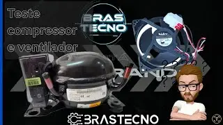 Testando compressor e ventilador Samsung. #geladeira #inverter #cursosonline #compressor 