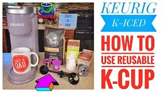 How To Use Reusable K-Cup in Keurig K-Iced Coffee Maker Perfect Pod & My K-Cup