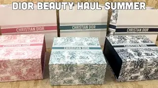Dior Beauty Haul🩷🩵🖤 Dior Summer 2025 Miss Dior Hair Mist, Dior Lip Glow Butters, Dior Blush