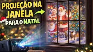 Christmas Window Projection DIY 🎄 | Turn Any Window Into a Magical Holiday Display