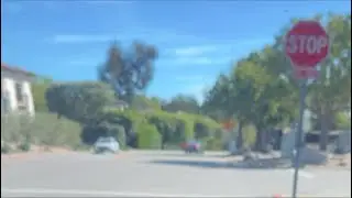 Driving from Rancho Santa Fe to Oceanside