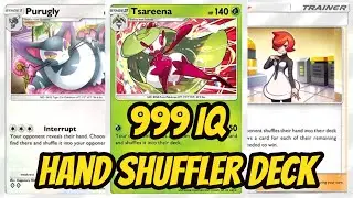 Tsareena & Purugly Disrupt Opponent's Hand With The Help Of Mars & Red Card In Pokemon TCG Pocket