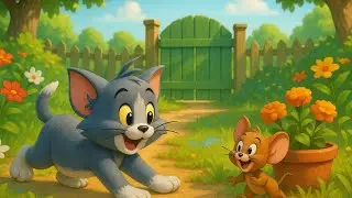 🐾 Little Tom & Jerry&rsquo;s Playful Garden Adventure | Mickey Kids 🐾
