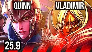 QUINN vs VLADIMIR (TOP) | KR Diamond | 25.9
