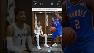 thunder vs spurs nba match #nba #wembanyama #shorts