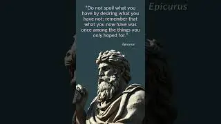 The Wisdom of Epicurus | Timeless Quotes for a Fulfilling Life | Pure Quotes Motivation