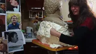 Sculpture - How to use Spray Foam to Build an Armature Part 2 of 3 with artist Kelly Borsheim