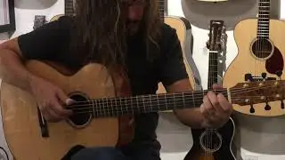 GW Barry OM Koa 2019 played by Dave Martin at The Twelfth Fret