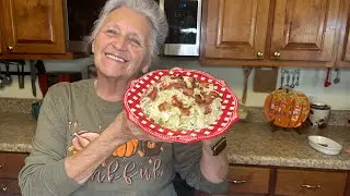Keto Faux Alfredo Cabbage Casserole..