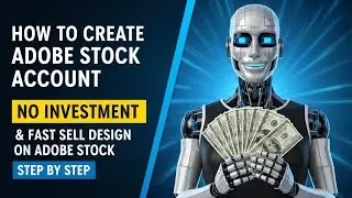 How to Create Adobe Stock Account | No Investment & Fast Selling Designs (Step by Step)