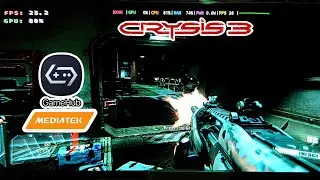Crysis 3 Gameplay Test on Mali GPU | Gamehub 4.1.5 | Dimensity 1200 | Control Bug