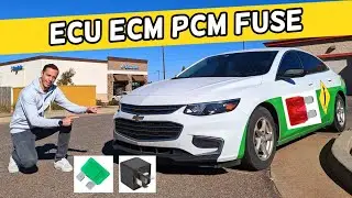 CHEVROLET MALIBU ECU ECM PCM FUSE LOCATION 2016 2017 2018 2019 2020 2021 2022 2023