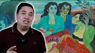 ART REVIEW: Hendra Gunawan - Tiga Wanita dan Bunga, 1975