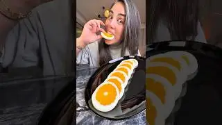 Make DELICIOUS Fruit JELLY with JUST MILK and FRUIT!🍊🥛#shorts #diy