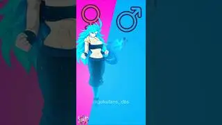 Dbz Gender Swap Character Male Swap Female ♀️ #shorts #dbs #goku #dragonball