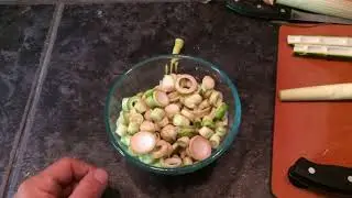 Fermenting bamboo and chicken feed!