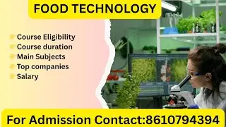 Food Technology Engineering |B. E/B.Tech full details in Tamil 