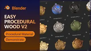 Easy Procedural Wood v2 Preview