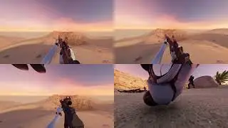 Splitscreen gameplay - 4 players - Unity6