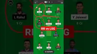 RR vs LSG dream11 team || #rrvslsg  #lsgvsrr  #tataipl2023 #ipl2023  #klrahul #sanjusamson #buttler