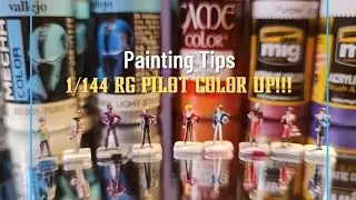 Painting Tips- Wanted to paint small 1/144 scale Gundam pilot?