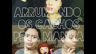 ARRUMANDO OS CACHOS PELA MANH&Atilde; I CABELO CACHEADO CURTO