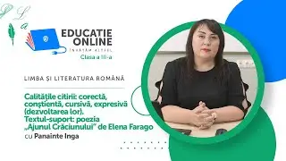 Limba și literatura rom&acirc;nă, Clasa a III-a, Calităţile citirii: corectă, conştientă, cursivă....