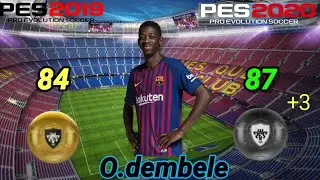 *leaked* Barcelona players rating's updates pes 2019 to pes 2020 mobile