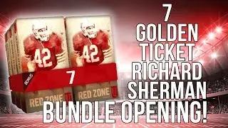 Открытие набора &laquo;Золотой билет Ричарда Шермана&raquo;! (Redzone Packs::-XBOX ONE Madden 16 Ultimate Team)