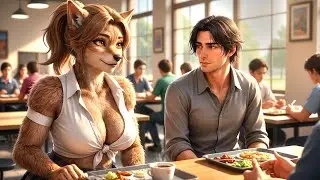 Alien Werewolf Girl in My Cafeteria Keeps Stealing My Food - Sci Fi HFY Story