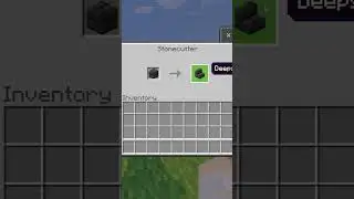 How to Make Deepslate Brick Stairs With a Stone Cutter in Minecraft #Shorts