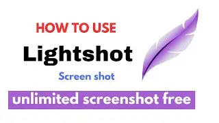 How to use lightshot screenshot software bangla tutorial 2024. Screen Capture ( Tutorial)