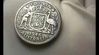 1946 FLORIN -Australian (George VI) GEM Coin FOR SALE