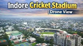 Indore Cricket Stadium | Drone View | Holker Stadium, Indore📍