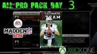 ALL PRO PACK DAY 3 l MUT 25 XBOX ONE