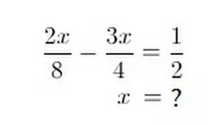 Algebra - Solving Linear Equations In One Variable: Lesson 1 (3 of 4) Fraction