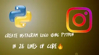 Make instagram logo using Python | in tamil